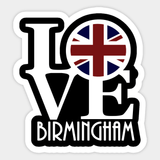 LOVE Birmingham England Sticker